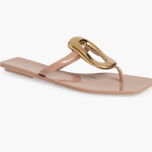 Jeffrey Campbell Elegant Gold and Tan Women's Sandals